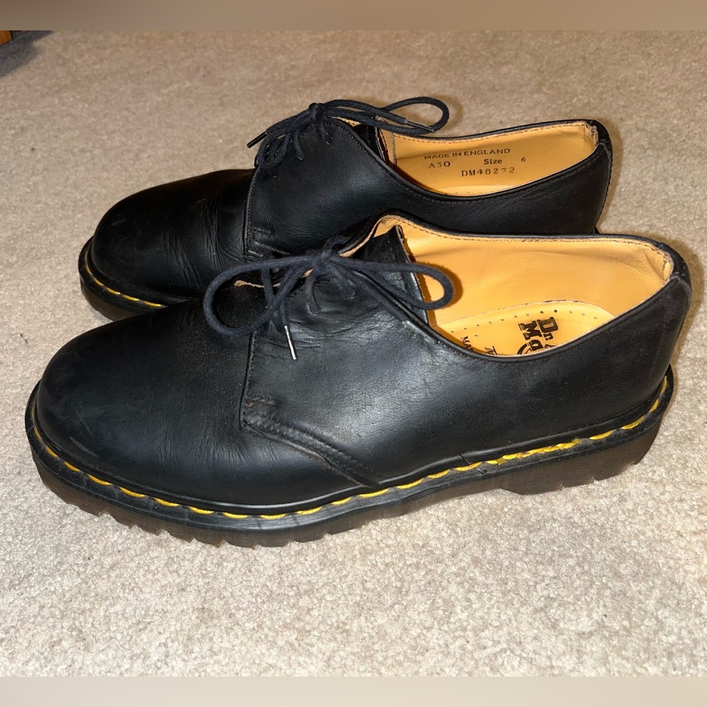 Black Original Vintage Dr. Marten Shoes